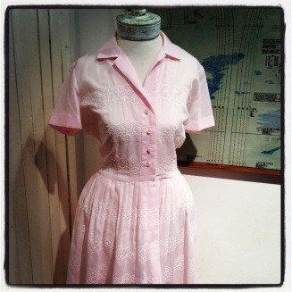 Pink vintage day dress